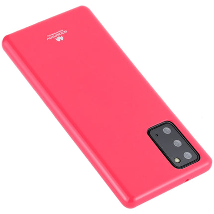 For Samsung Galaxy Note20 GOOSPERY JELLY Full Coverage Soft Case(Rose Red)-garmade.com