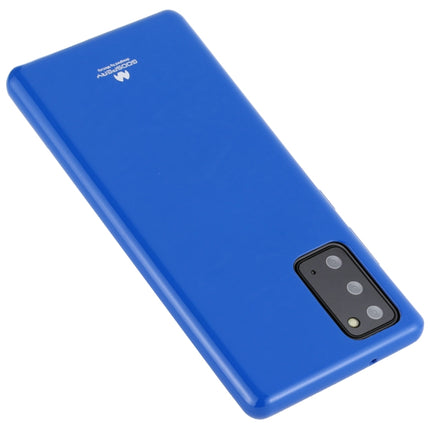 For Samsung Galaxy Note20 GOOSPERY JELLY Full Coverage Soft Case(Blue)-garmade.com