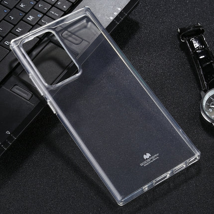 For Samsung Galaxy Note20 Ultra GOOSPERY JELLY Full Coverage Soft Case(Transparent)-garmade.com