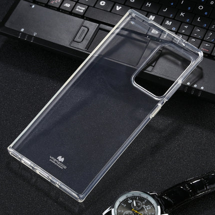 For Samsung Galaxy Note20 Ultra GOOSPERY JELLY Full Coverage Soft Case(Transparent)-garmade.com