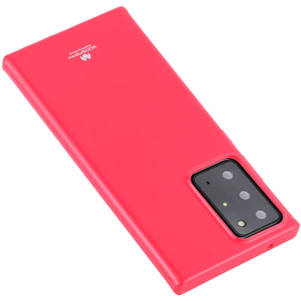 For Samsung Galaxy Note20 Ultra GOOSPERY JELLY Full Coverage Soft Case(Rose Red)-garmade.com