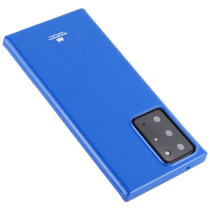 For Samsung Galaxy Note20 Ultra GOOSPERY JELLY Full Coverage Soft Case(Blue)-garmade.com