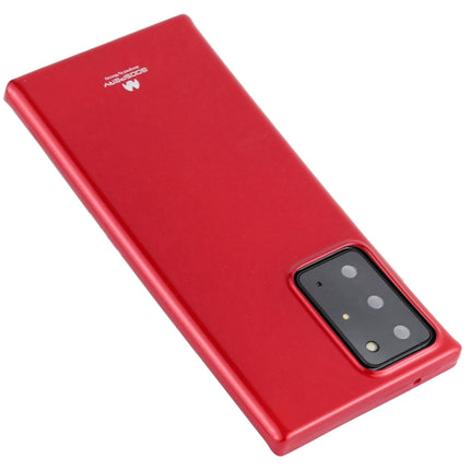 For Samsung Galaxy Note20 Ultra GOOSPERY JELLY Full Coverage Soft Case(Red)-garmade.com