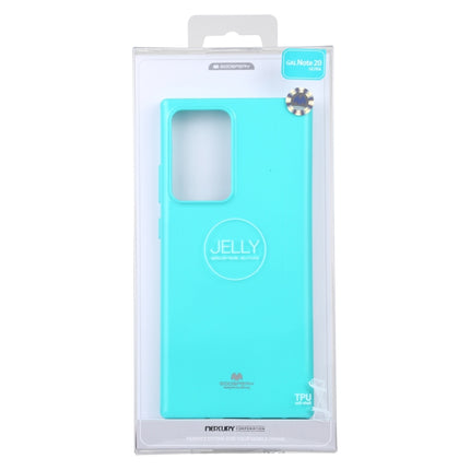For Samsung Galaxy Note20 Ultra GOOSPERY JELLY Full Coverage Soft Case(Mint Green)-garmade.com