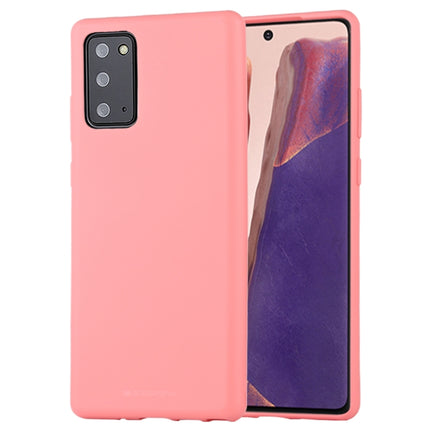 For Samsung Galaxy Note20 GOOSPERY SOFT FEELING Liquid TPU Drop-proof Soft Case(Pink)-garmade.com