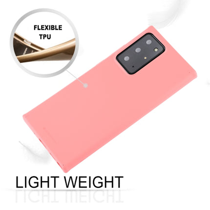 For Samsung Galaxy Note20 Ultra GOOSPERY SOFT FEELING Liquid TPU Drop-proof Soft Case(Pink)-garmade.com