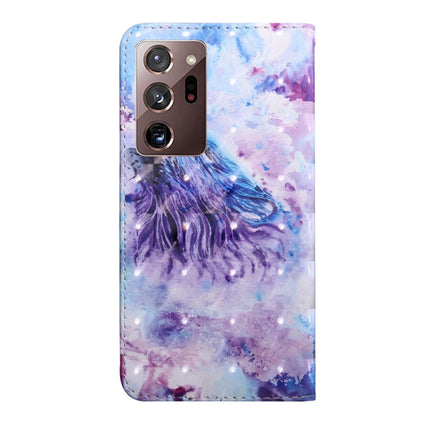 For Samsung Galaxy Note20 Ultra 3D Painted Pattern Horizontal Flip TPU + PU Leather Case with Holder & Card Slots & Wallet & Lanyard(Roaring Wolf)-garmade.com