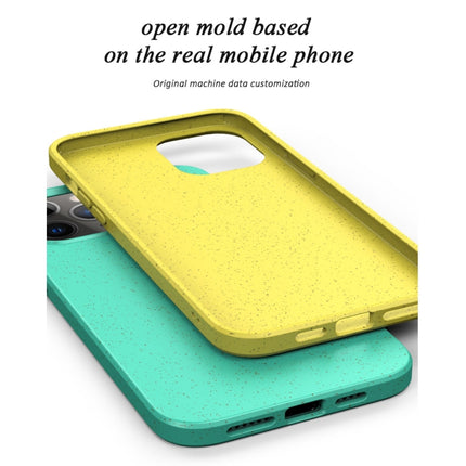 For iPhone 12 mini Starry Series Shockproof Straw Material + TPU Protective Case(Yellow)-garmade.com