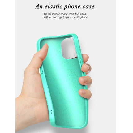 For iPhone 12 mini Starry Series Shockproof Straw Material + TPU Protective Case(Blue)-garmade.com