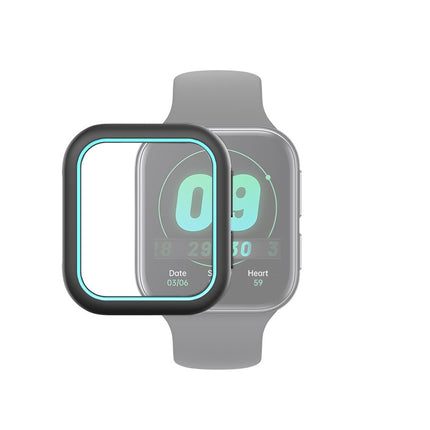 For OPPO Watch 41mm Smart Watch TPU Protective Case, Color:Black+Blue-garmade.com