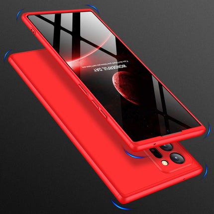 For Samsung Galaxy Note20 Ultra 5G GKK Three Stage Splicing Full Coverage PC Protective Case(Red)-garmade.com