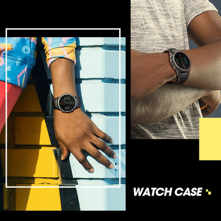 For Huawei Honor Magic 2 46mm Smart Watch TPU Protective Case, Color:Black+White Luminous Green-garmade.com