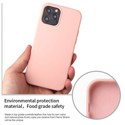 For iPhone 12 mini Solid Color Liquid Silicone Shockproof Protective Case(Emerald Green)-garmade.com