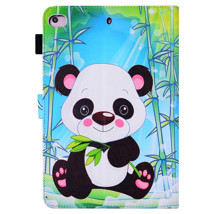 For iPad mini (2019) Horizontal Flip Leather Case, with Card Slots & Holder & Photo Frame(Cartoon Panda)-garmade.com