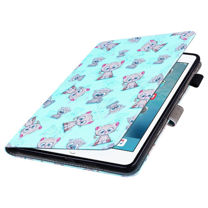 For iPad mini (2019) Horizontal Flip Leather Case, with Card Slots & Holder & Photo Frame(Cartoon Bear)-garmade.com