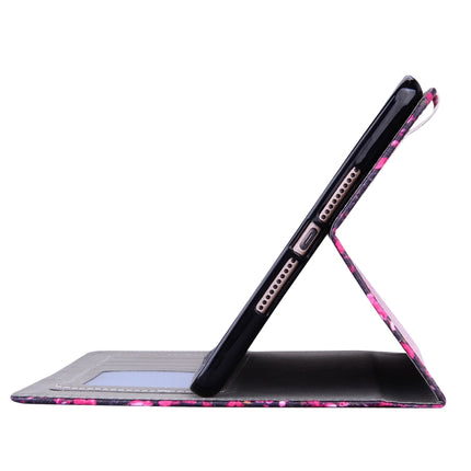 For iPad mini (2019) Horizontal Flip Leather Case, with Card Slots & Holder & Photo Frame(Cherry Tree)-garmade.com