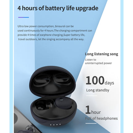 Calante T2S 5D Sound Effect Bluetooth 5.0 Wireless Bluetooth Earphone with Magnetic Charging Box, Support Call & Siri(Black)-garmade.com