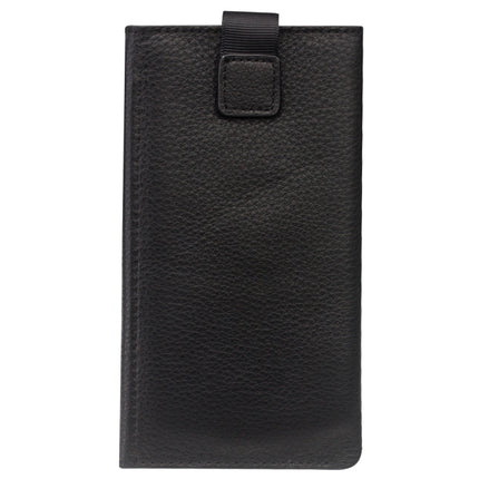 For iPhone XS / X QIALINO Nappa Texture Top-grain Leather Horizontal Flip Wallet Case with Card Slots(Black)-garmade.com