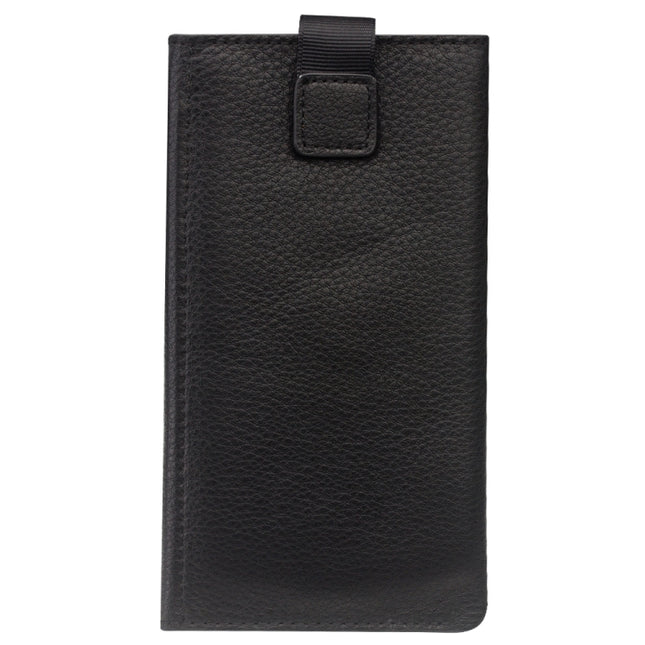 For iPhone XS Max QIALINO Nappa Texture Top-grain Leather Horizontal Flip Wallet Case with Card Slots(Black)-garmade.com