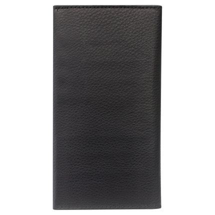 For iPhone XS Max QIALINO Nappa Texture Top-grain Leather Horizontal Flip Wallet Case with Card Slots(Black)-garmade.com