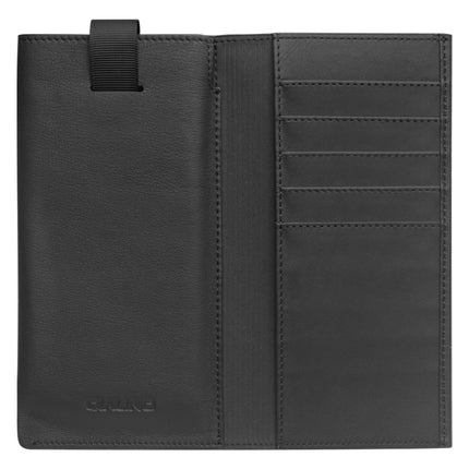 For iPhone 11 QIALINO Nappa Texture Top-grain Leather Horizontal Flip Wallet Case with Card Slots(Black)-garmade.com