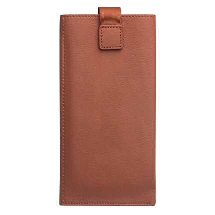 For iPhone 11 QIALINO Nappa Texture Top-grain Leather Horizontal Flip Wallet Case with Card Slots(Brown)-garmade.com