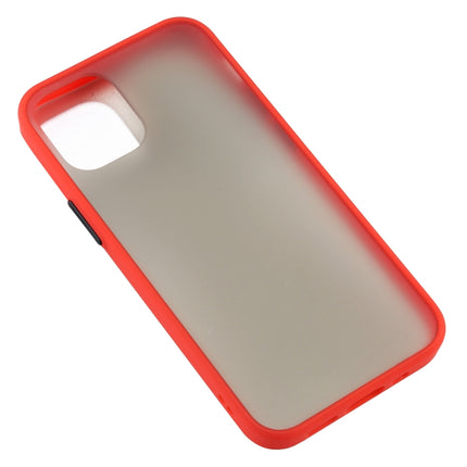 For iPhone 12 / 12 Pro Skin Feel Series Shockproof Frosted TPU + PC Protective Case(Red)-garmade.com