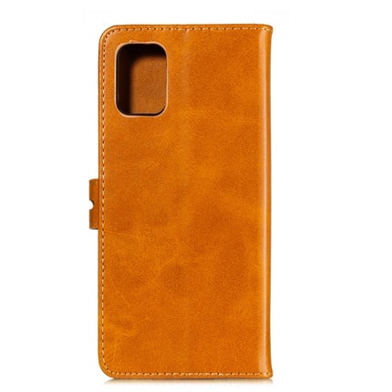 For Samsung Galaxy Note20 Embossed Happy Cat Pattern Horizontal Flip Leather Case with Holder & Card Slots & Wallet & Photo Frame(Yellow)-garmade.com