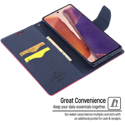 For Samsung Galaxy Note20 GOOSPERY FANCY DIARY Horizontal Flip PU Leather Case with Holder & Card Slots & Wallet(Purple)-garmade.com