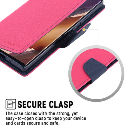 For Samsung Galaxy Note20 Ultra GOOSPERY FANCY DIARY Horizontal Flip PU Leather Case with Holder & Card Slots & Wallet(Green)-garmade.com