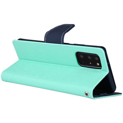 For Samsung Galaxy Note20 Ultra GOOSPERY FANCY DIARY Horizontal Flip PU Leather Case with Holder & Card Slots & Wallet(Mint Green)-garmade.com