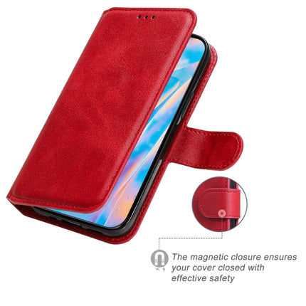 For iPhone 12 mini Classic Calf Texture PU + TPU Horizontal Flip Leather Case, with Holder & Card Slots & Wallet(Red)-garmade.com