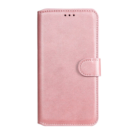 For iPhone 12 mini Classic Calf Texture PU + TPU Horizontal Flip Leather Case, with Holder & Card Slots & Wallet(Rose Gold)-garmade.com