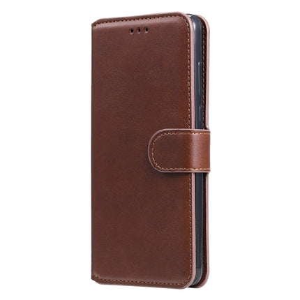 For iPhone 12 / 12 Pro Classic Calf Texture PU + TPU Horizontal Flip Leather Case, with Holder & Card Slots & Wallet(Brown)-garmade.com