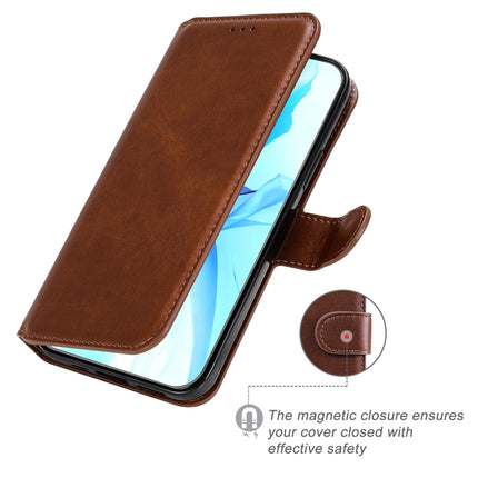 For iPhone 12 / 12 Pro Classic Calf Texture PU + TPU Horizontal Flip Leather Case, with Holder & Card Slots & Wallet(Brown)-garmade.com
