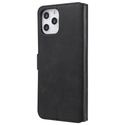 For iPhone 12 Pro Max Classic Calf Texture PU + TPU Horizontal Flip Leather Case, with Holder & Card Slots & Wallet(Black)-garmade.com
