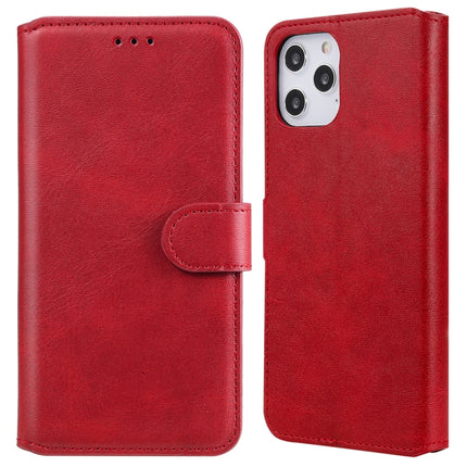 For iPhone 12 Pro Max Classic Calf Texture PU + TPU Horizontal Flip Leather Case, with Holder & Card Slots & Wallet(Red)-garmade.com