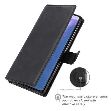 For Samsung Galaxy Note 20 Classic Calf Texture PU + TPU Horizontal Flip Leather Case, with Holder & Card Slots & Wallet(Black)-garmade.com