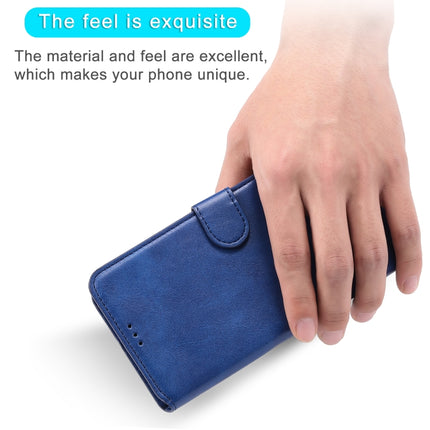 For Samsung Galaxy Note 20 Classic Calf Texture PU + TPU Horizontal Flip Leather Case, with Holder & Card Slots & Wallet(Blue)-garmade.com