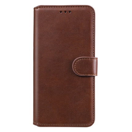For Samsung Galaxy Note 20 Classic Calf Texture PU + TPU Horizontal Flip Leather Case, with Holder & Card Slots & Wallet(Brown)-garmade.com