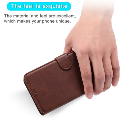 For Samsung Galaxy Note 20 Classic Calf Texture PU + TPU Horizontal Flip Leather Case, with Holder & Card Slots & Wallet(Brown)-garmade.com