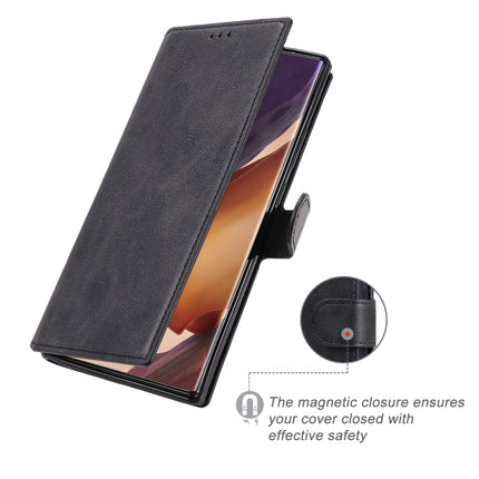 For Samsung Galaxy Note 20 Ultra Classic Calf Texture PU + TPU Horizontal Flip Leather Case, with Holder & Card Slots & Wallet(Black)-garmade.com