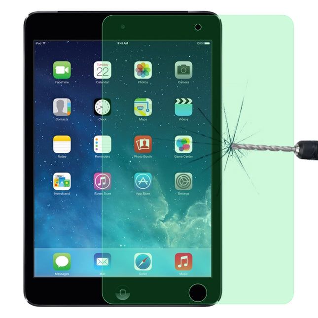 For iPad Mini 3 & 2 9H 2.5D Eye Protection Green Light Explosion-proof Tempered Glass Film-garmade.com