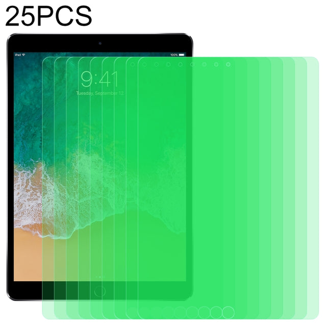 For iPad Pro 10.5 inch 25 PCS 9H 2.5D Eye Protection Green Light Explosion-proof Tempered Glass Film-garmade.com