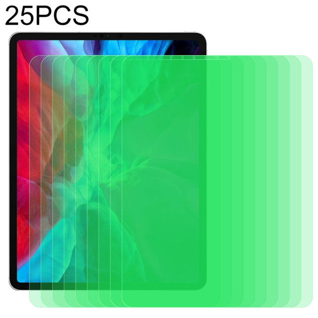 For iPad Pro 12.9 inch (2020) 25 PCS 9H 2.5D Eye Protection Green Light Explosion-proof Tempered Glass Film-garmade.com
