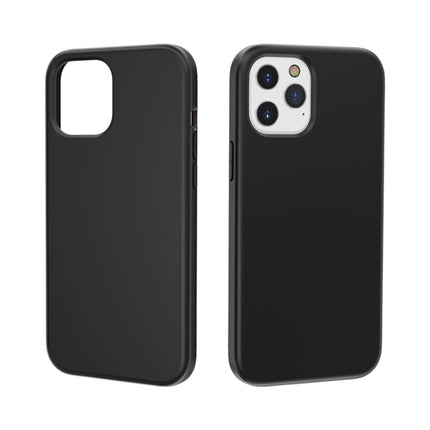 For iPhone 12 mini Shockproof Terminator Style Solid Color Protective Case(Black)-garmade.com