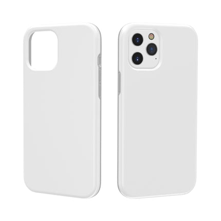 For iPhone 12 mini Shockproof Terminator Style Solid Color Protective Case(White)-garmade.com