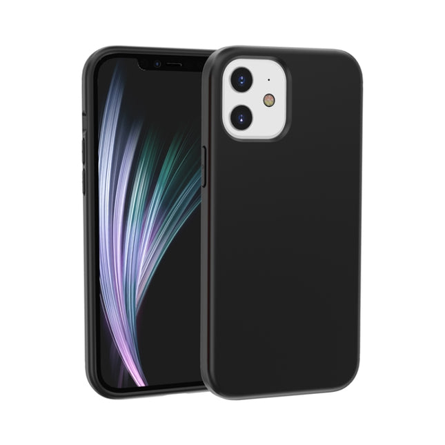 For iPhone 12 / 12 Pro Shockproof Terminator Style Solid Color Protective Case(Black)-garmade.com