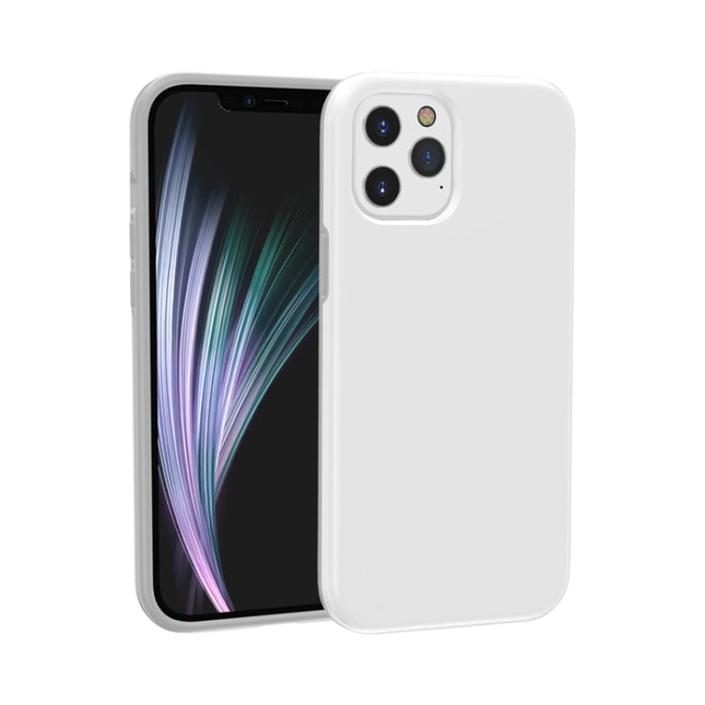 For iPhone 12 Pro Max Shockproof Terminator Style Solid Color Protective Case(White)-garmade.com