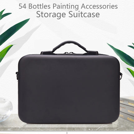 54 Bottles Diamond Painting Accessories Container Storage Bag Box Carry Case Diamond Embroidery Tools shoulderbag, Style:Without Bottle-garmade.com